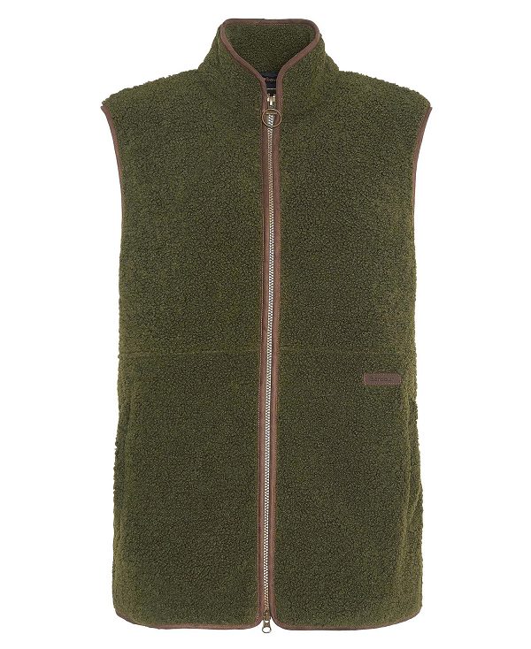 Barbour Rydal Fleece Gilet Green | BABO88720