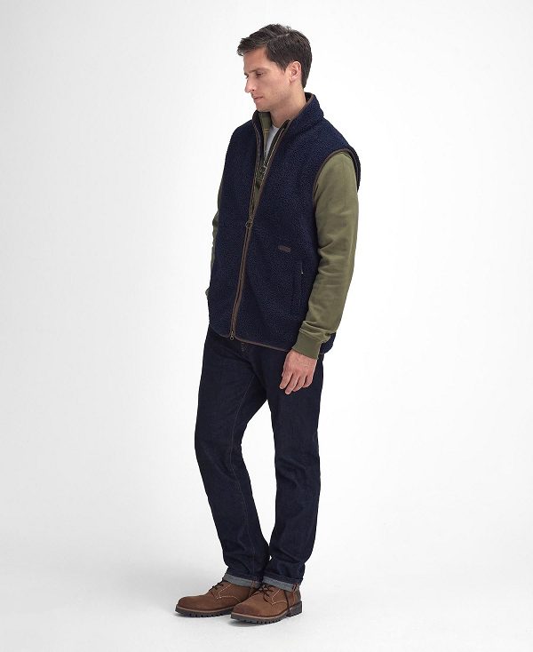 Barbour Rydal Fleece Gilet Navy | BABO88721