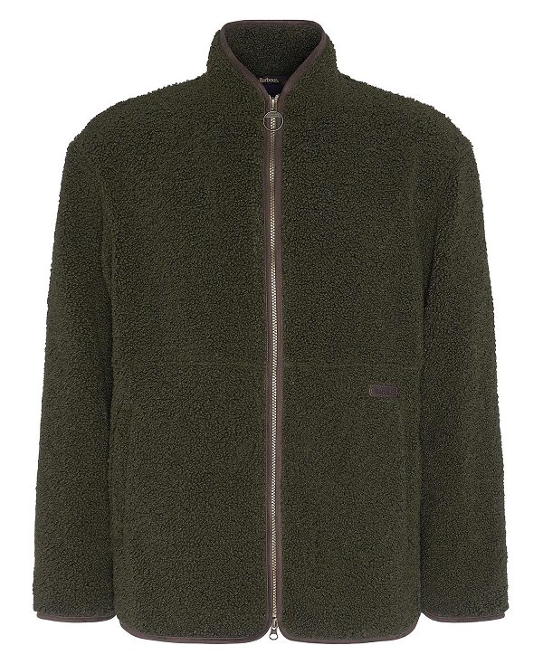 Barbour Rydal Fleece Jacket Green | BABO88711