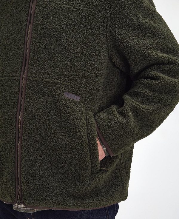 Barbour Rydal Fleece Jacket Green | BABO88711