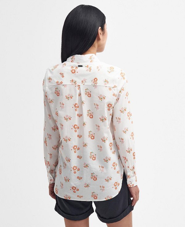 Barbour Safari Relaxed Long-sleeved Shirt Flower | BABO89485