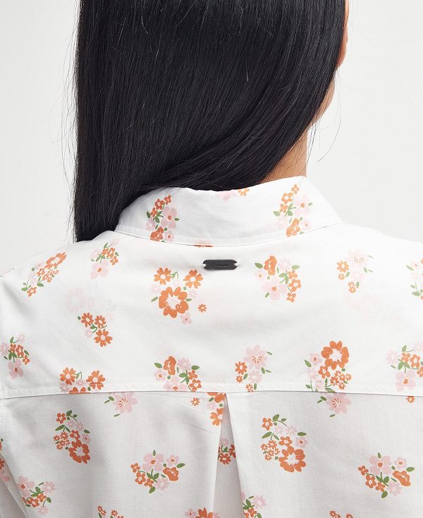 Barbour Safari Relaxed Long-sleeved Shirt Flower | BABO89485