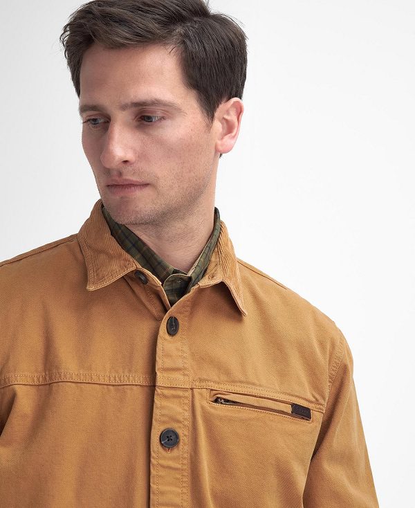 Barbour Saintwell Overshirt Beige | BABO88002