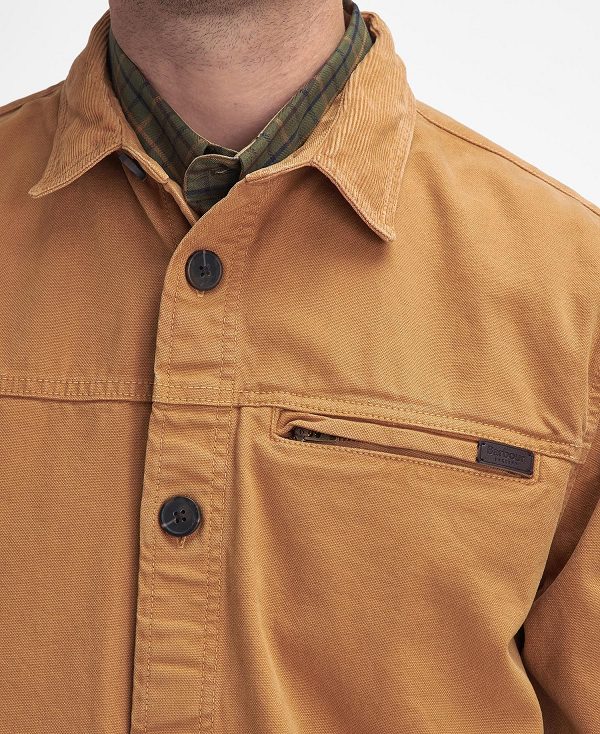 Barbour Saintwell Overshirt Beige | BABO88002