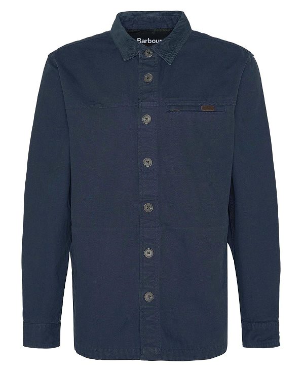 Barbour Saintwell Overshirt Navy | BABO88004