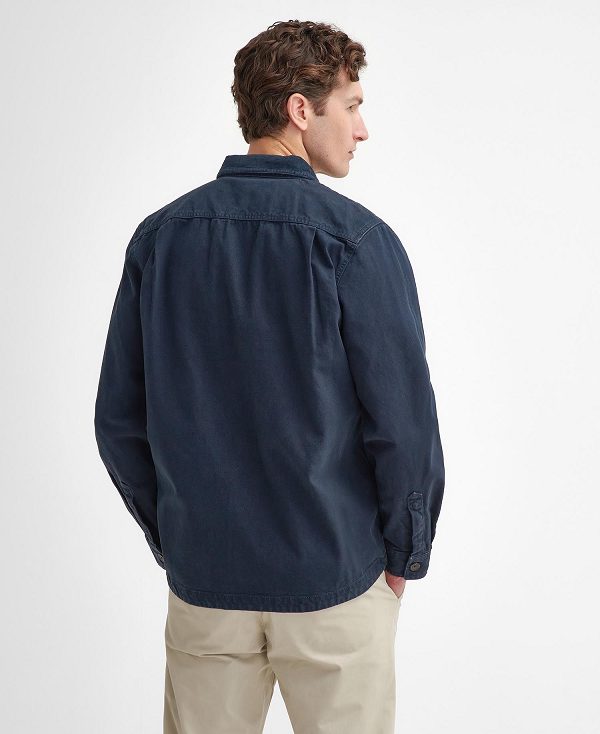 Barbour Saintwell Overshirt Navy | BABO88004