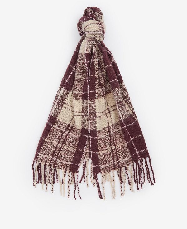 Barbour Saltburn Beanie & Tartan Scarf Gift Set Ancient Loden | BABO90035