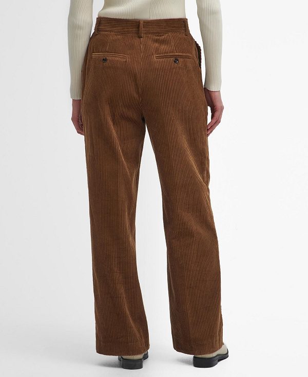 Barbour Samara Straight-leg Trousers Sienna | BABO89851