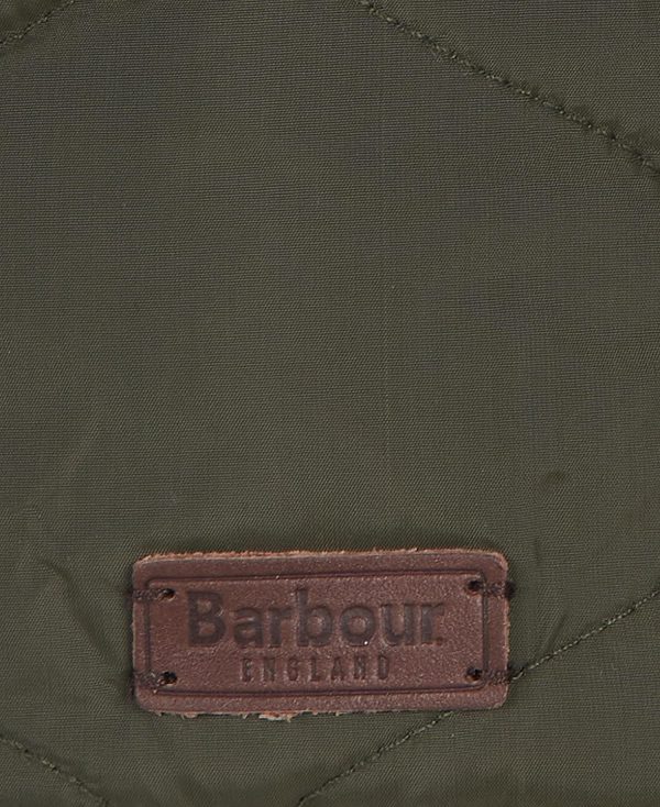 Barbour Sandbay Quilted Trapper Oliveand Explore The Full Range Of Trappers | BABO89041