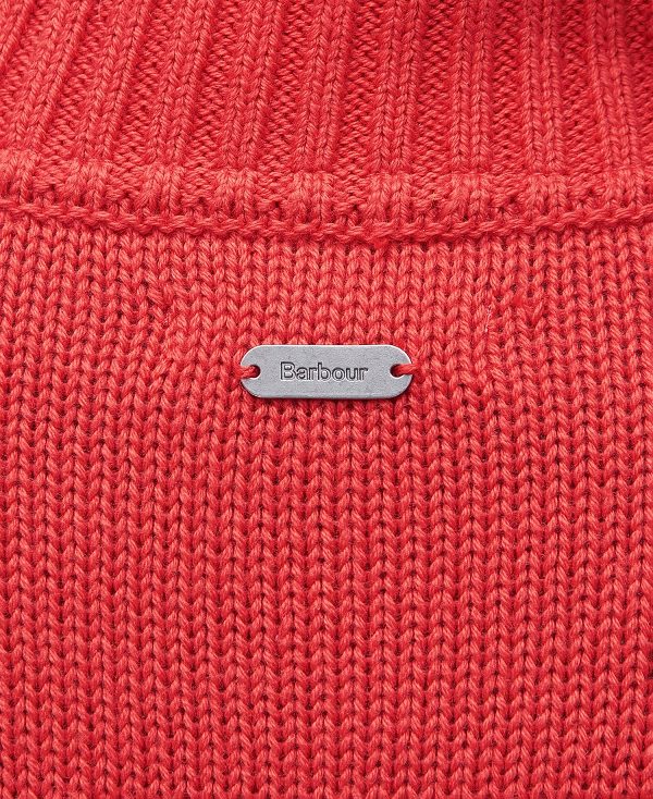 Barbour Sandy Knitted Jumper Blaze Red | BABO89665