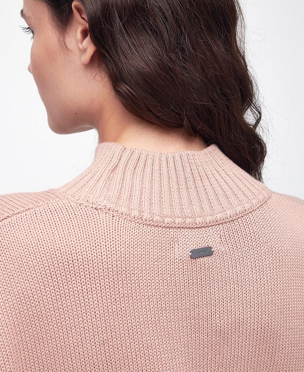 Barbour Sandy Knitted Jumper Mahogany Rose | BABO89666