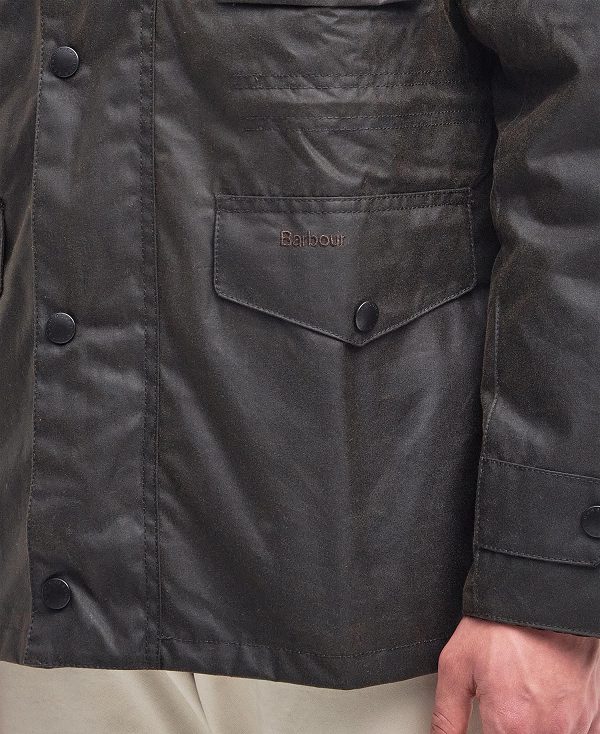 Barbour Sapper Wax Jacket Classic Black/Classic | BABO87213