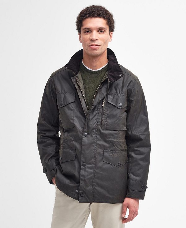 Barbour Sapper Wax Jacket Classic Black/Classic | BABO87213