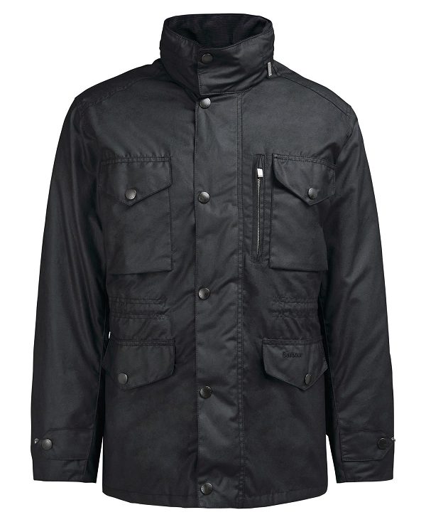 Barbour Sapper Wax Jacket Classic Black | BABO87163