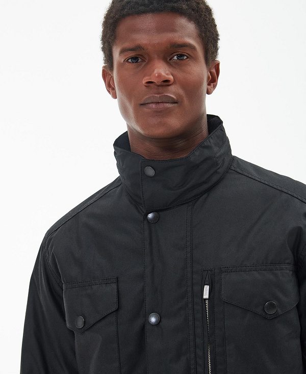 Barbour Sapper Wax Jacket Classic Black | BABO87163