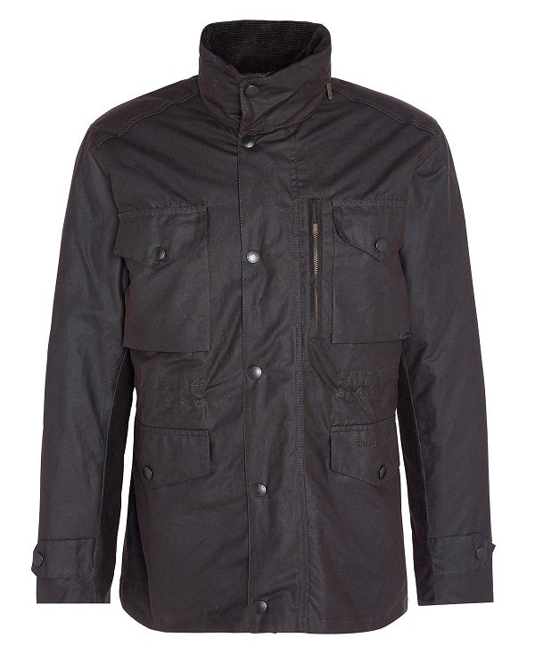 Barbour Sapper Waxed Jacket Classic Black/Classic | BABO87233