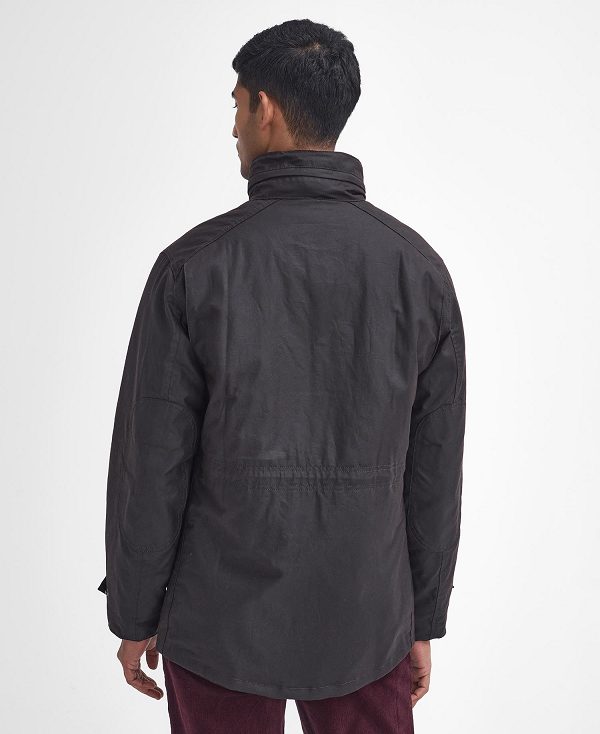 Barbour Sapper Waxed Jacket Classic Black/Classic | BABO87233