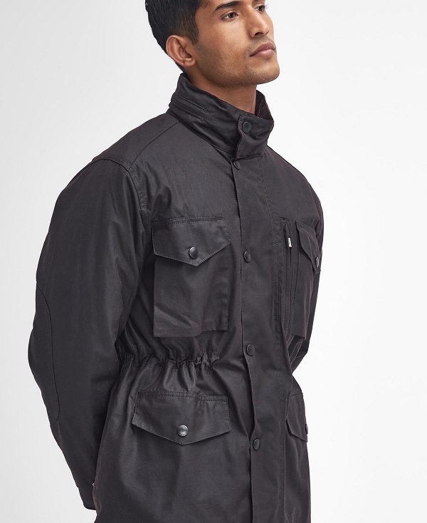 Barbour Sapper Waxed Jacket Classic Black/Classic | BABO87233