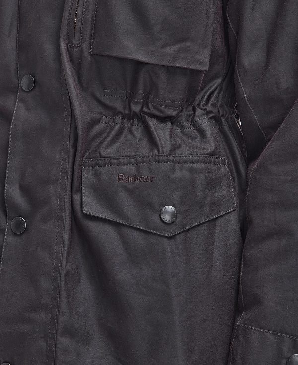 Barbour Sapper Waxed Jacket Classic Black/Classic | BABO87233