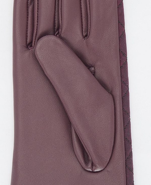 Barbour Scarlet Gloves Cabernet | BABO90061