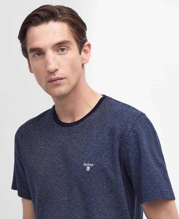 Barbour Sedhill T-shirt Indigo | BABO88320