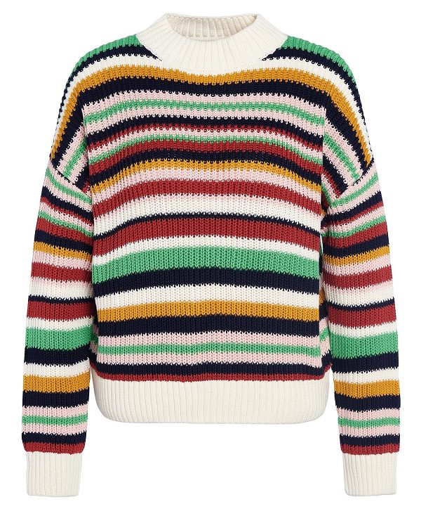 Barbour Shelburne Knitted Jumper Classic Multi | BABO89674