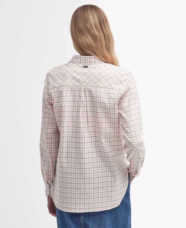 Barbour Shoreside Relaxed Long-sleeved Shirt Multi Check | BABO89491