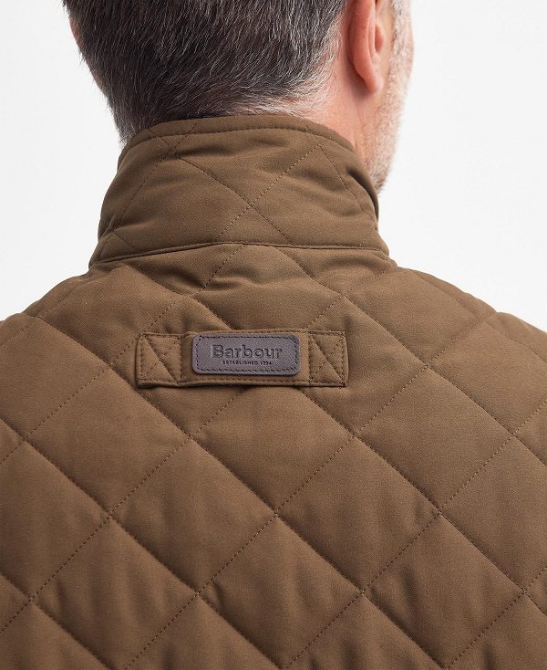 Barbour Shoveler Gilet Dark Sand | BABO87544