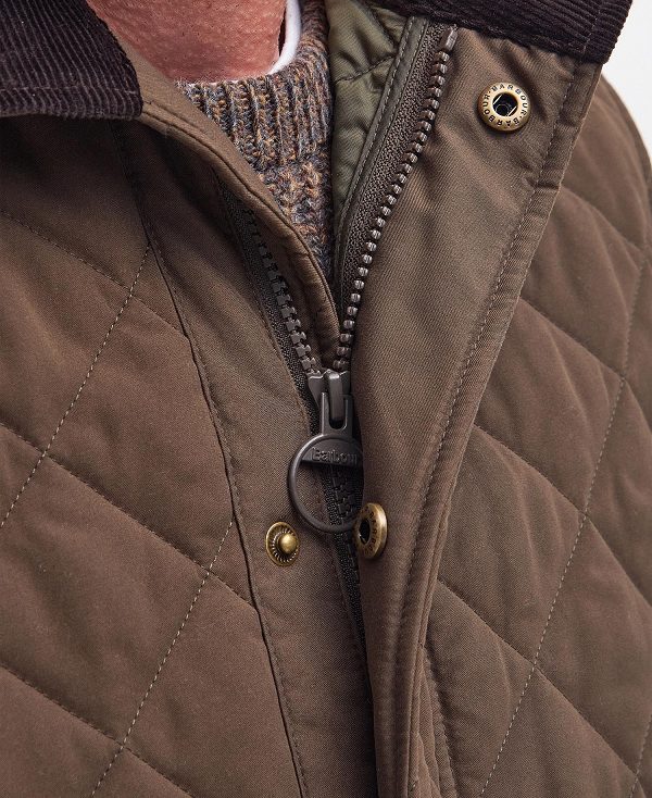 Barbour Shoveler Gilet Dk Olive | BABO87531