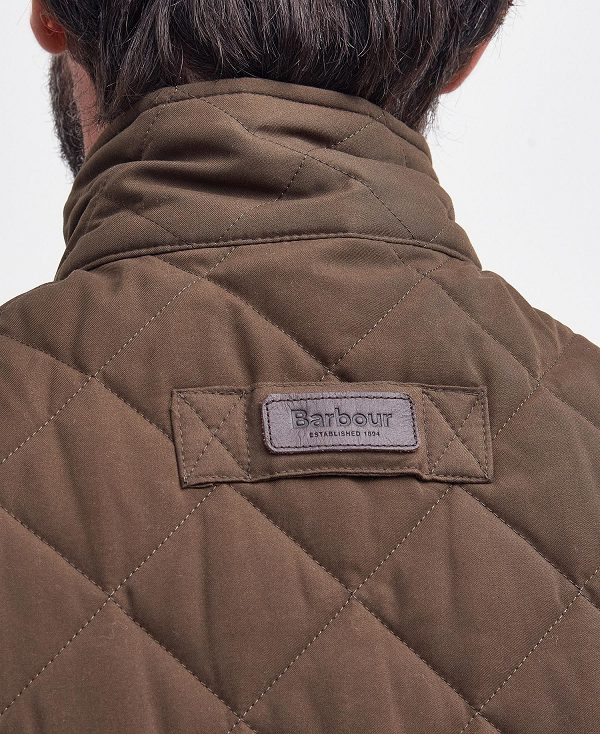 Barbour Shoveler Gilet Dk Olive | BABO87531