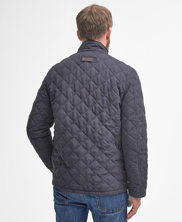 Barbour Shoveler Quilted Jacket Navy | BABO87302