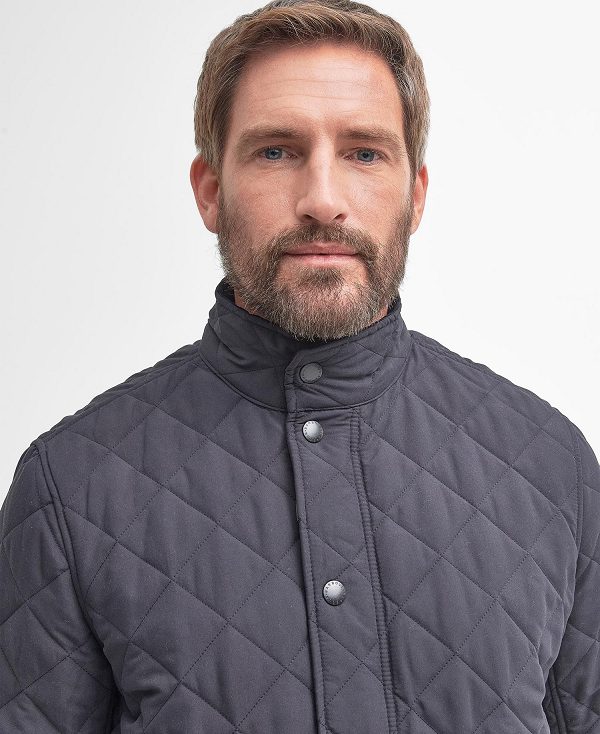 Barbour Shoveler Quilted Jacket Navy | BABO87302