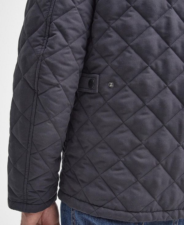 Barbour Shoveler Quilted Jacket Navy | BABO87302