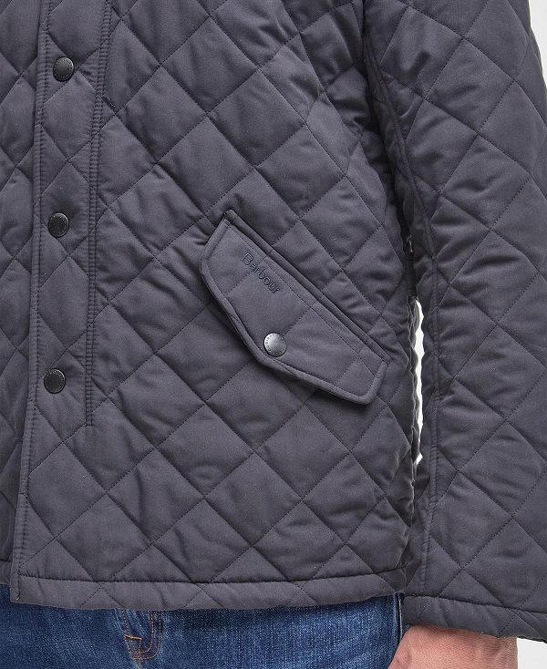 Barbour Shoveler Quilted Jacket Navy | BABO87302