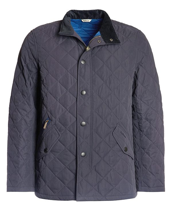 Barbour Shoveler Quilted Jacket Navy | BABO87302