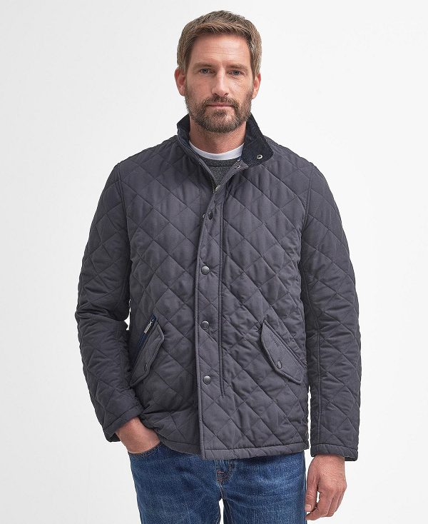 Barbour Shoveler Quilted Jacket Navy | BABO87302