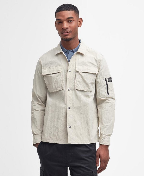 Barbour Shutter Overshirt Dark Navy | BABO87981