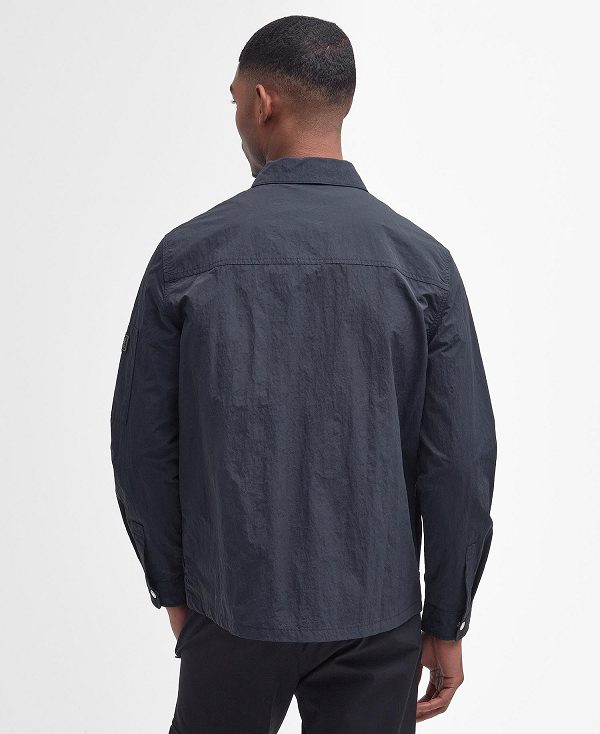 Barbour Shutter Overshirt Dark Navy | BABO87987