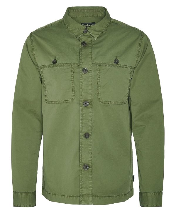 Barbour Sidlaw Overshirt Fossil | BABO87985