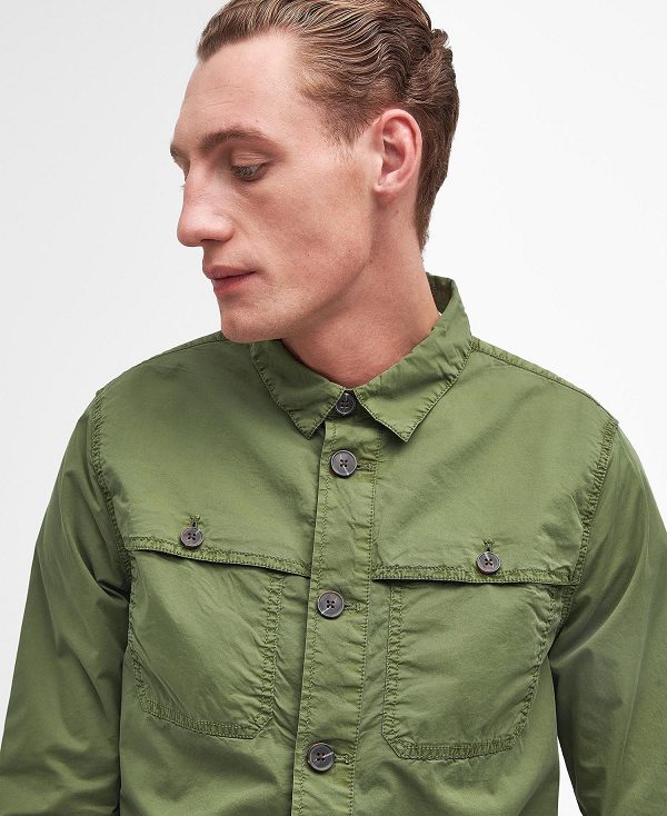 Barbour Sidlaw Overshirt Fossil | BABO87985