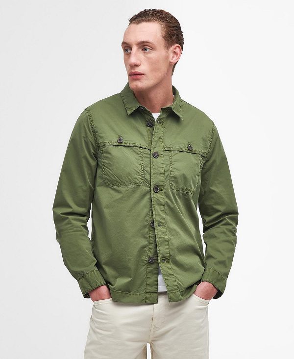 Barbour Sidlaw Overshirt Fossil | BABO87985