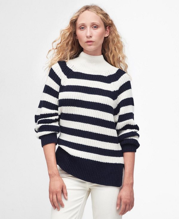 Barbour Silverdale Knitted Jumper Aran | BABO89671