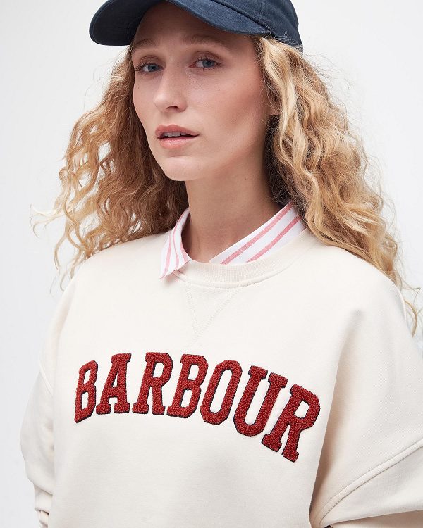 Barbour Silverdale Sweatshirt Calico | BABO89691