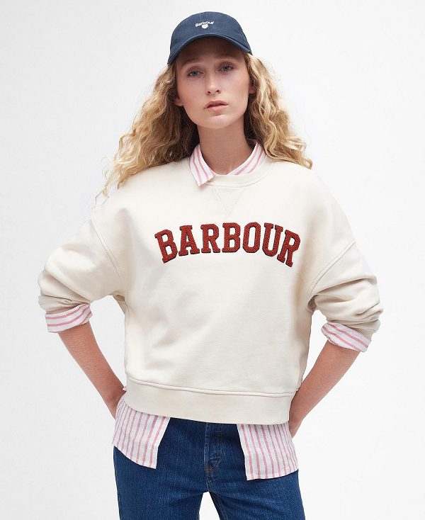 Barbour Silverdale Sweatshirt Calico | BABO89691