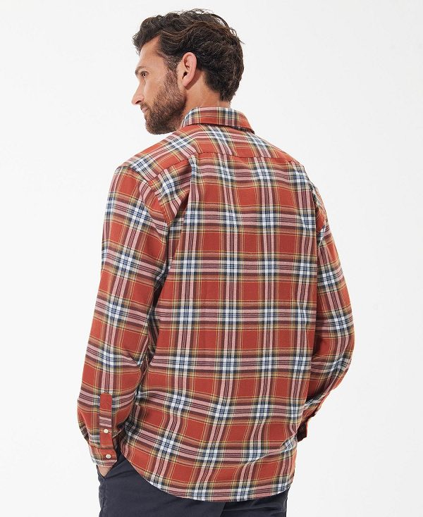 Barbour Singsby Thermo Weave Shirt Red | BABO87888