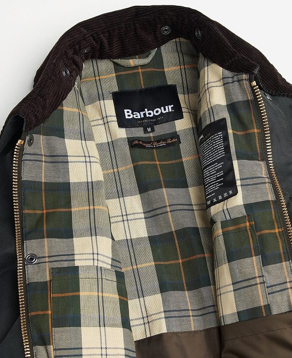 Barbour Sl Spey Wax Jacket Sage | BABO87166