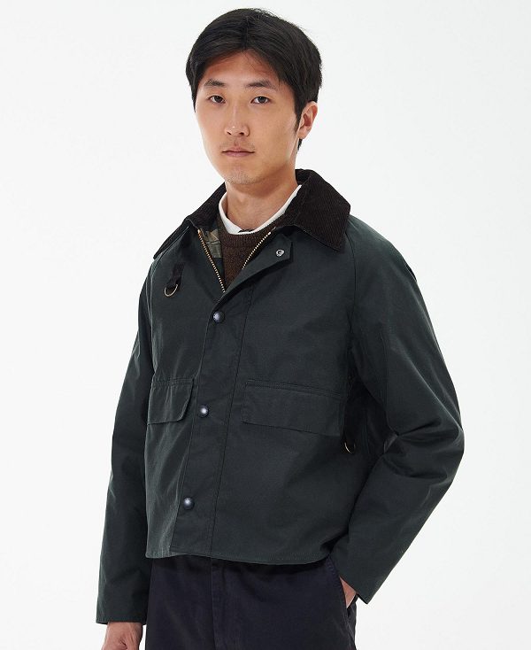 Barbour Sl Spey Wax Jacket Sage | BABO87166