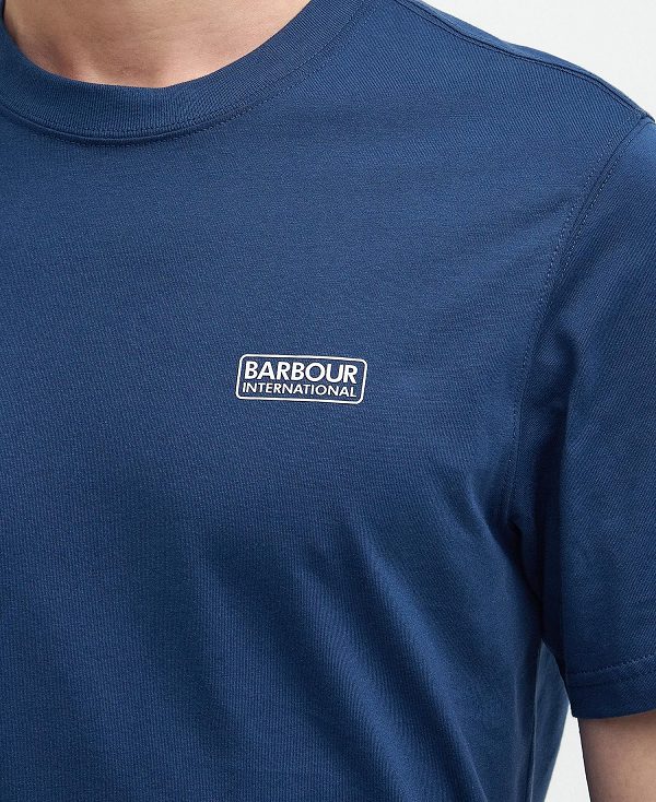 Barbour Small Logo T-shirt Classic White/Classic Black | BABO88298