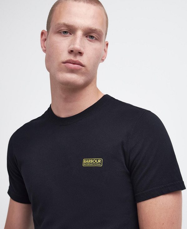 Barbour Small Logo T-shirt Mustard Bark | BABO88277