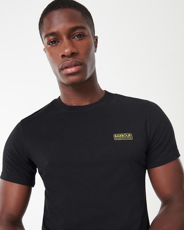 Barbour Small Logo T-shirt Mustard Bark | BABO88277